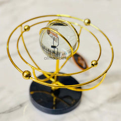 Crystal Ball Celestial Sphere Sculpture