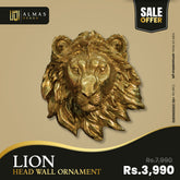 Lion Head Wall Ornament
