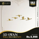 3D Swan Wall Decoration