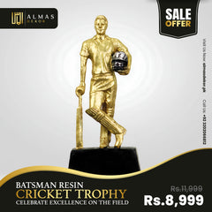 Batsman Resin Cricket Trophy – Celebrate Excellence on the Field