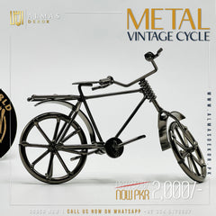 Metal Vintage Bicycle Sculpture
