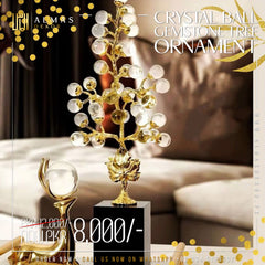 Sparkling Gemstone Tree Ornament