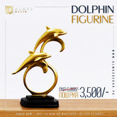 Gold-Toned Dolphin Figurine