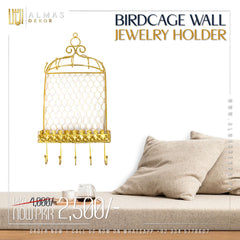 Chic Birdcage Jewelry Storage