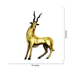 Resin Antelope Sculpture