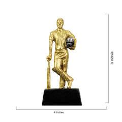 Batsman Resin Cricket Trophy – Celebrate Excellence on the Field