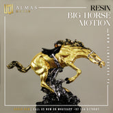 Resin Big Horse in Motion Sculpture