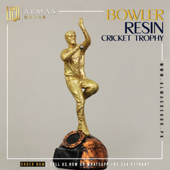 Bowler Resin Cricket Trophy for Sale