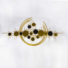 3D Geometric Line Shape Metal Wall Art Sculpture