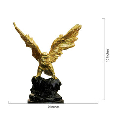 Golden Eagle Resin Ornament – Majesty in Motion
