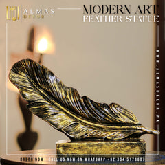 Modern Art Feather Statue – Lightness, Elegance, and Symbolism in Style