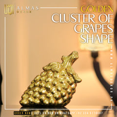 Golden Cluster of Grapes – Elegant Symbol of Abundance and Prosperity