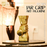 Resin Jar Grip Art Figurine – Modern Art Meets Function & Emotion