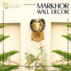 Markhor Head Wall Decor