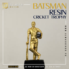 Batsman Resin Cricket Trophy – Celebrate Excellence on the Field