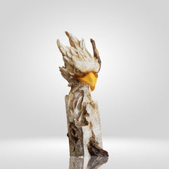 Resin Eagle Head Sculpture – Symbol of Strength & Vision