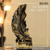 Resin Feather Ornaments - Light as a Feather, Strong in Style