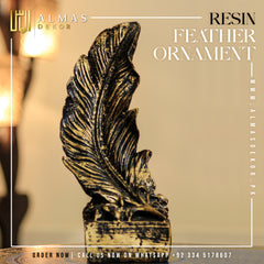 Resin Feather Ornaments - Light as a Feather, Strong in Style