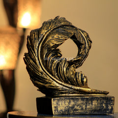Resin Round Feather Ornaments – Boho Elegance in Every Detail