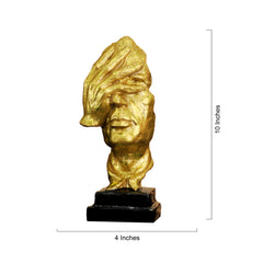 Silent Face Sculpture – Modern Art Statement Piece