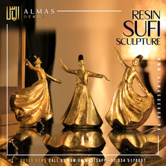 Resin Sufi Sculpture – A Symbol of Peace, Devotion, and Grace