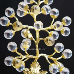 Crystal Ball Gemstone Tree Ornament