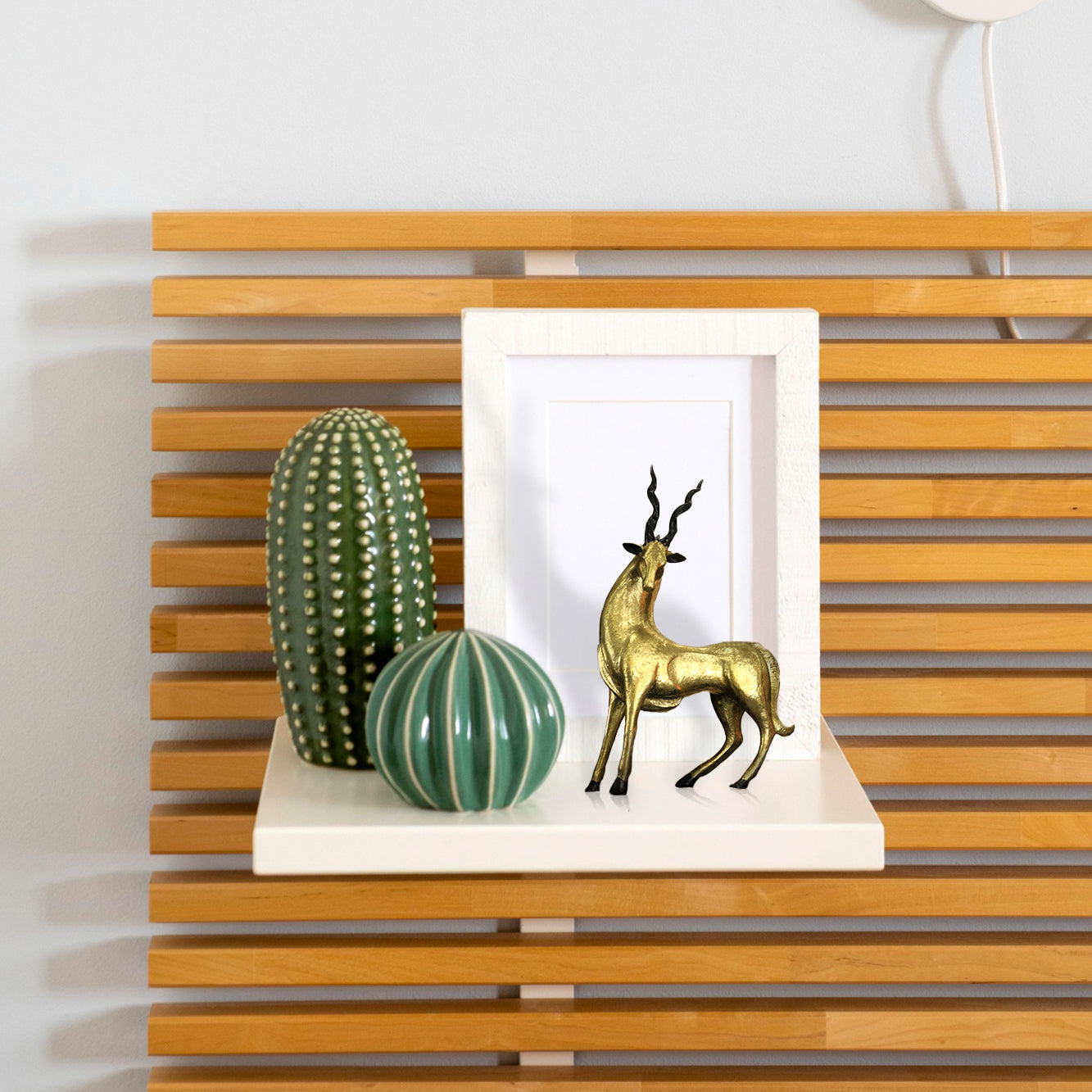 Resin Antelope Sculpture