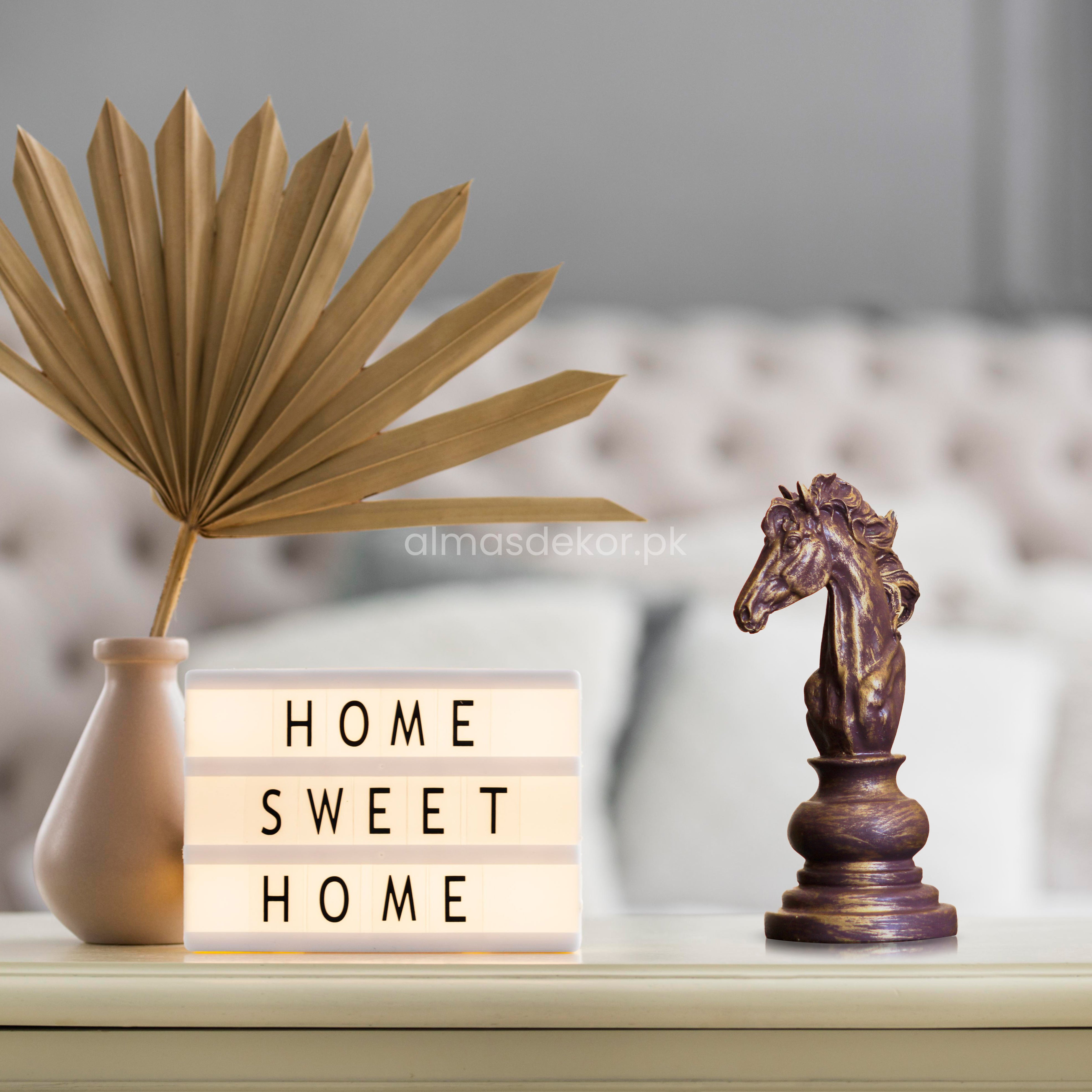 Vintage Chess Knight Sculpture – Strategy in Style