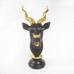 Markhor Table Trophy with intricate detailing