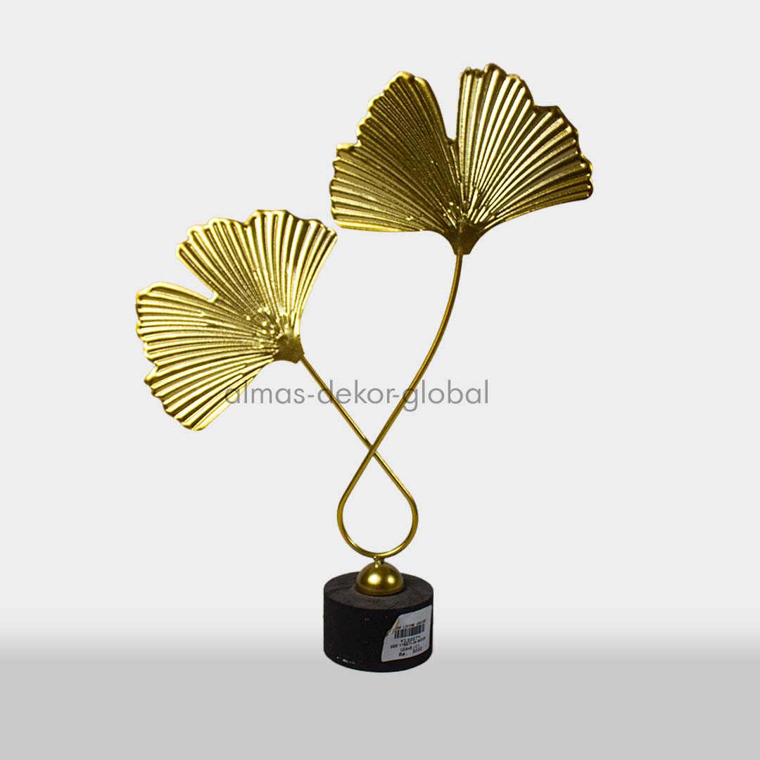 Metal Crystal Flower Table Showpiece with intricate design