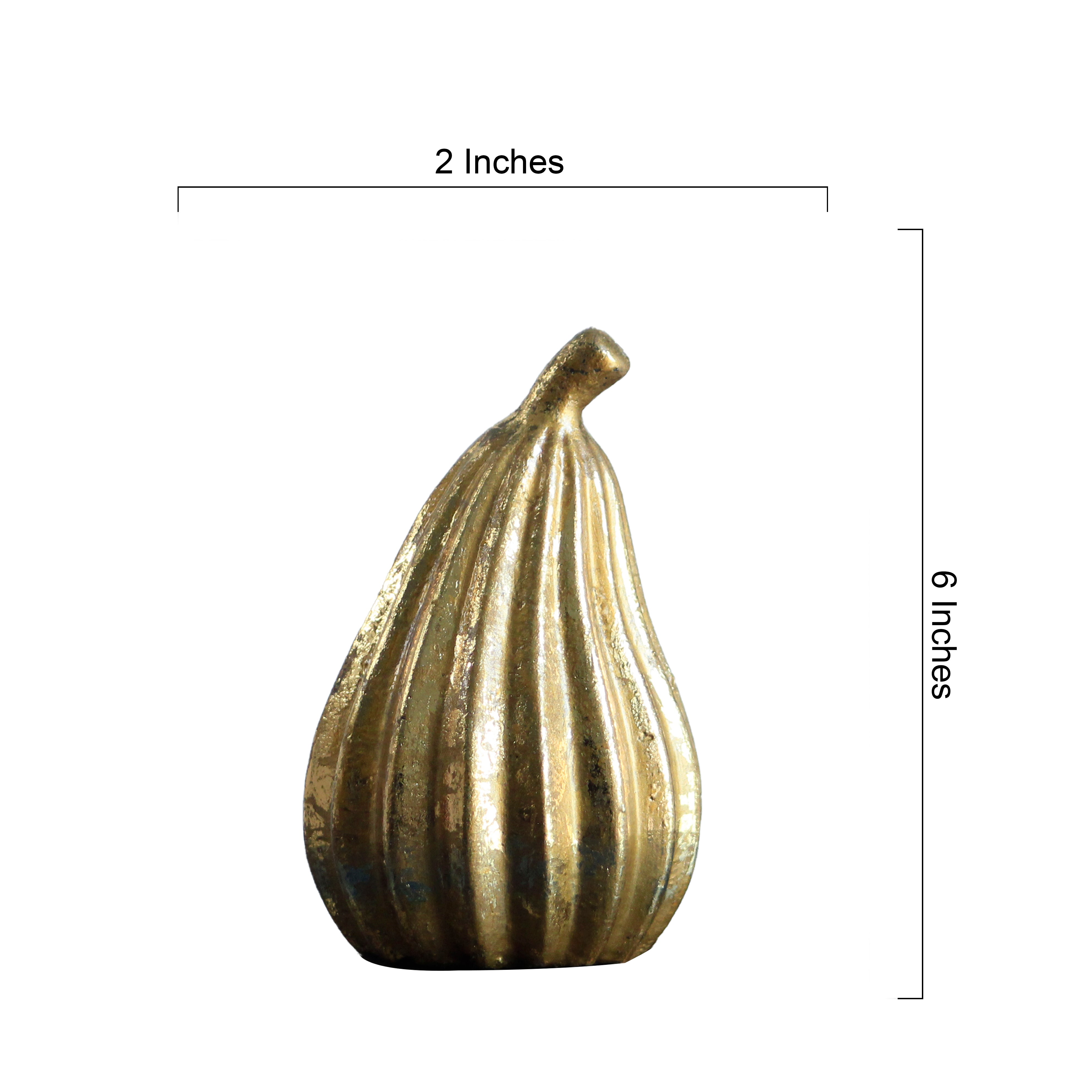Golden Pumpkin Decor – Elegant Fall Decoration Piece