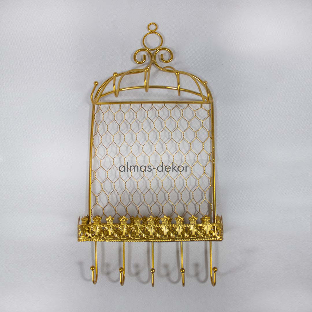 Birdcage Wall Jewelry Holder with delicate design