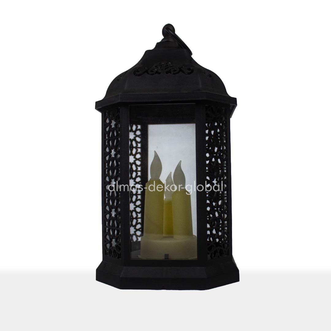 Black Candlestick Table Lamp